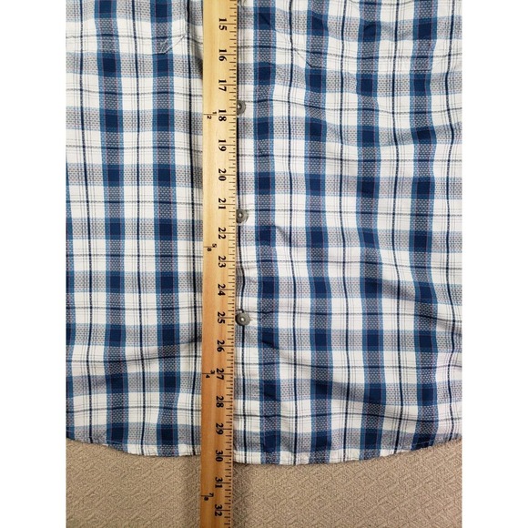 Field & Stream Shirt Mens Medium Multicolor Plaid Long Sleeve Button Up Collared - Picture 4 of 9